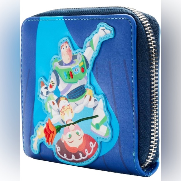 LOUNGEFLY Pixar Moments Toy Story Jessie & Buzz Zip Around Wallet, NWT - Picture 4 of 4